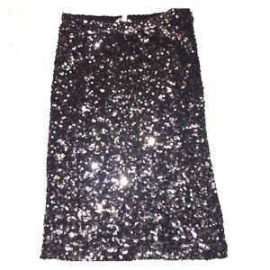 BB Dakota Sequin Pencil Skirt